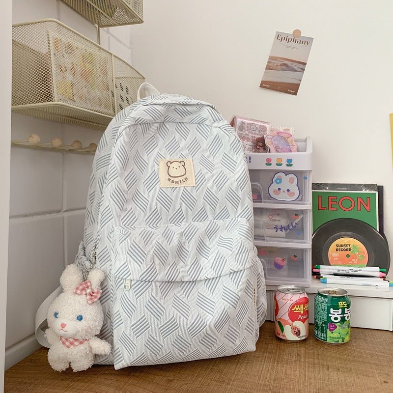 Japanese Backpack Junior High School Students Simple