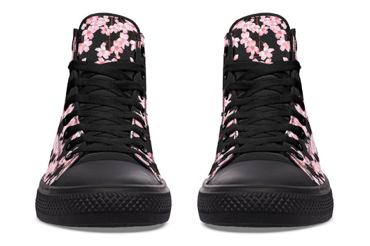 Printed Couple High-top Canvas Shoes