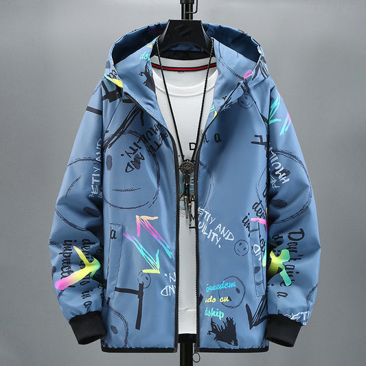 Trendy Colorful Handsome Student Fashion Brand Jacket