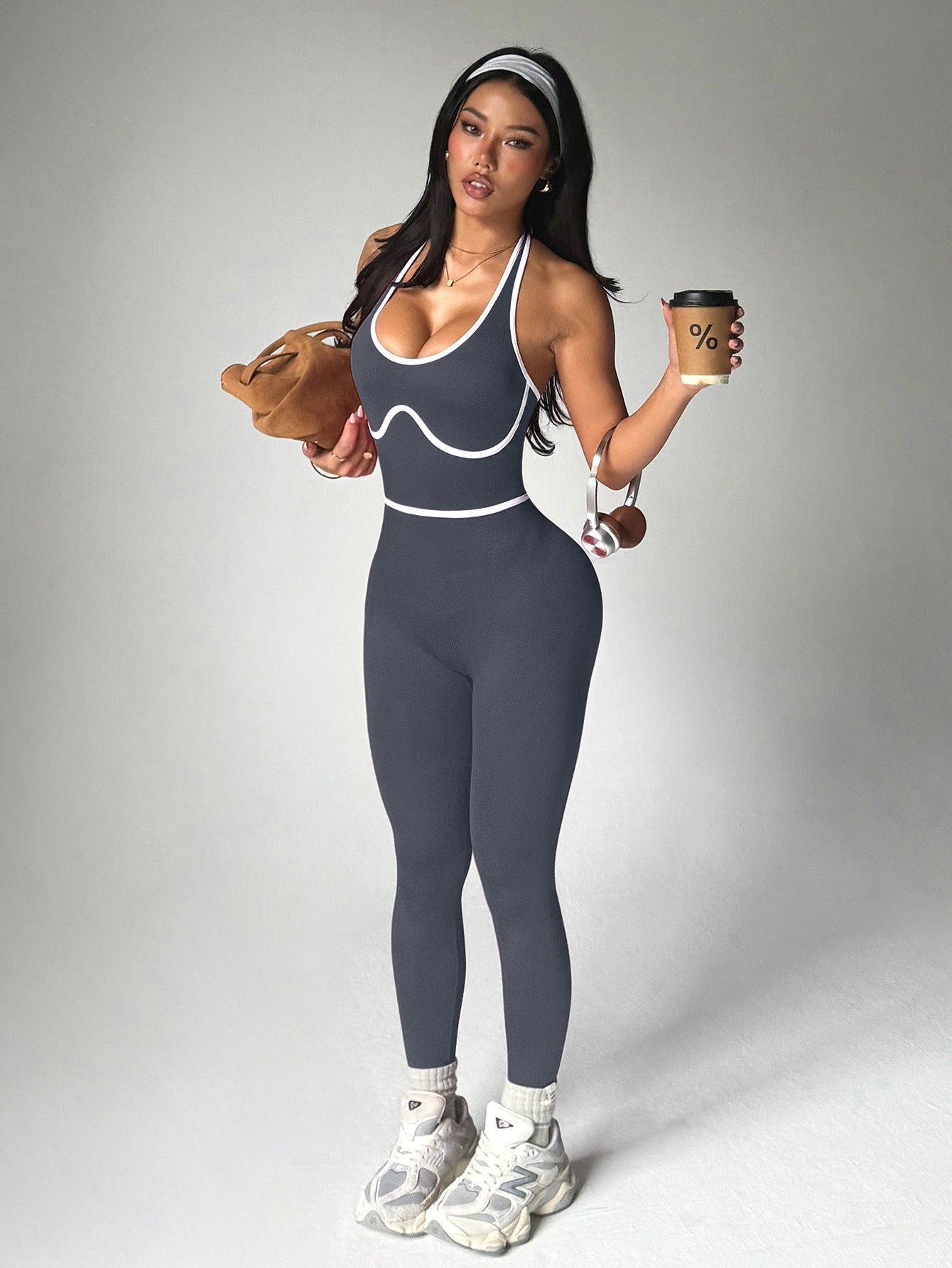 Women's Athletic Yoga Bodysuit