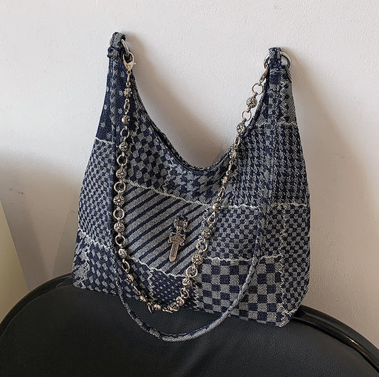 Versatile Ins Shoulder Underarm Bag Fashion Handbag
