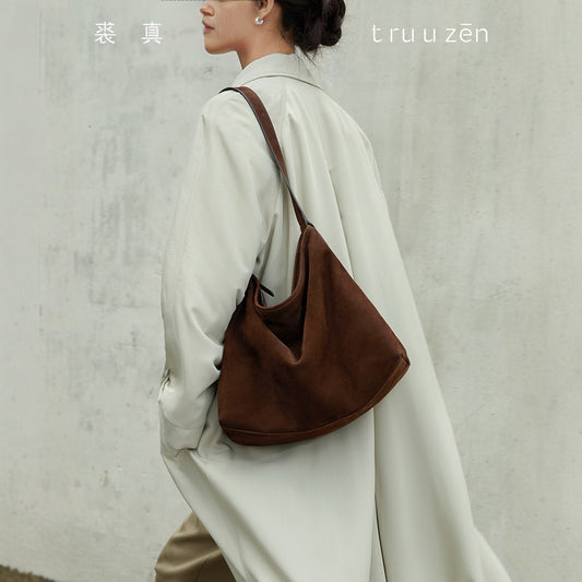 Large-capacity Crossbody Commuter Bag For Single-shoulder Wear