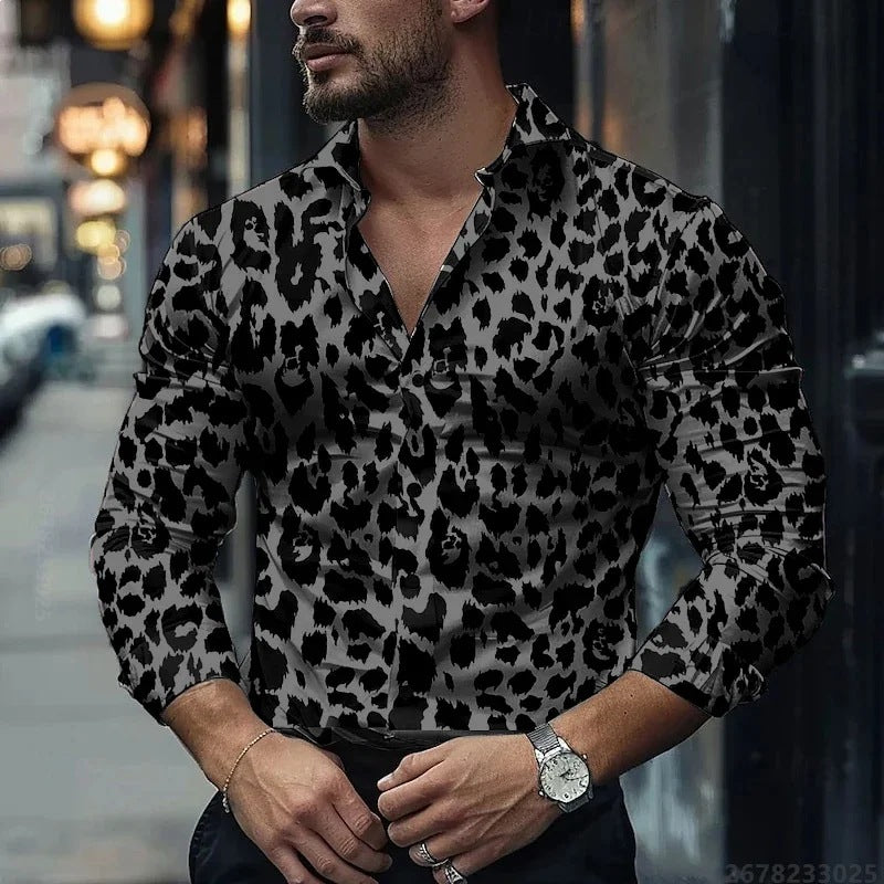 Men's Stylish Slim Fit Comfortable Long Sleeve Top For Parties
