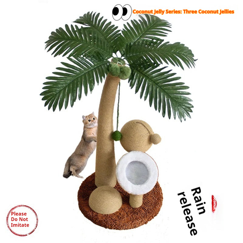 Tropical Rainforest Coconut Tree Coconut Cat Climbing Frame