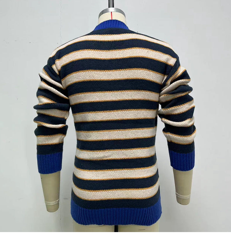 Men's Autumn And Winter Thickening Sweater Loose