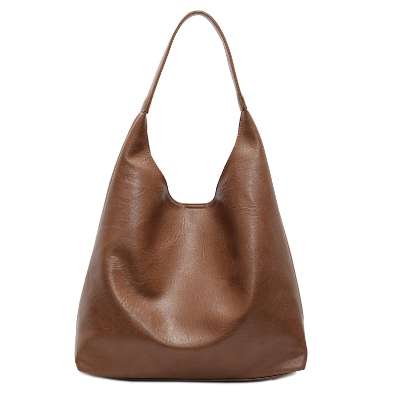 Women's AutumnWinter Versatile Single Shoulder Bucket Bag