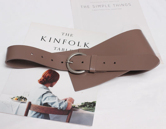 Ladies Waistband Decoration With Skirt Sweater Coat Outside
