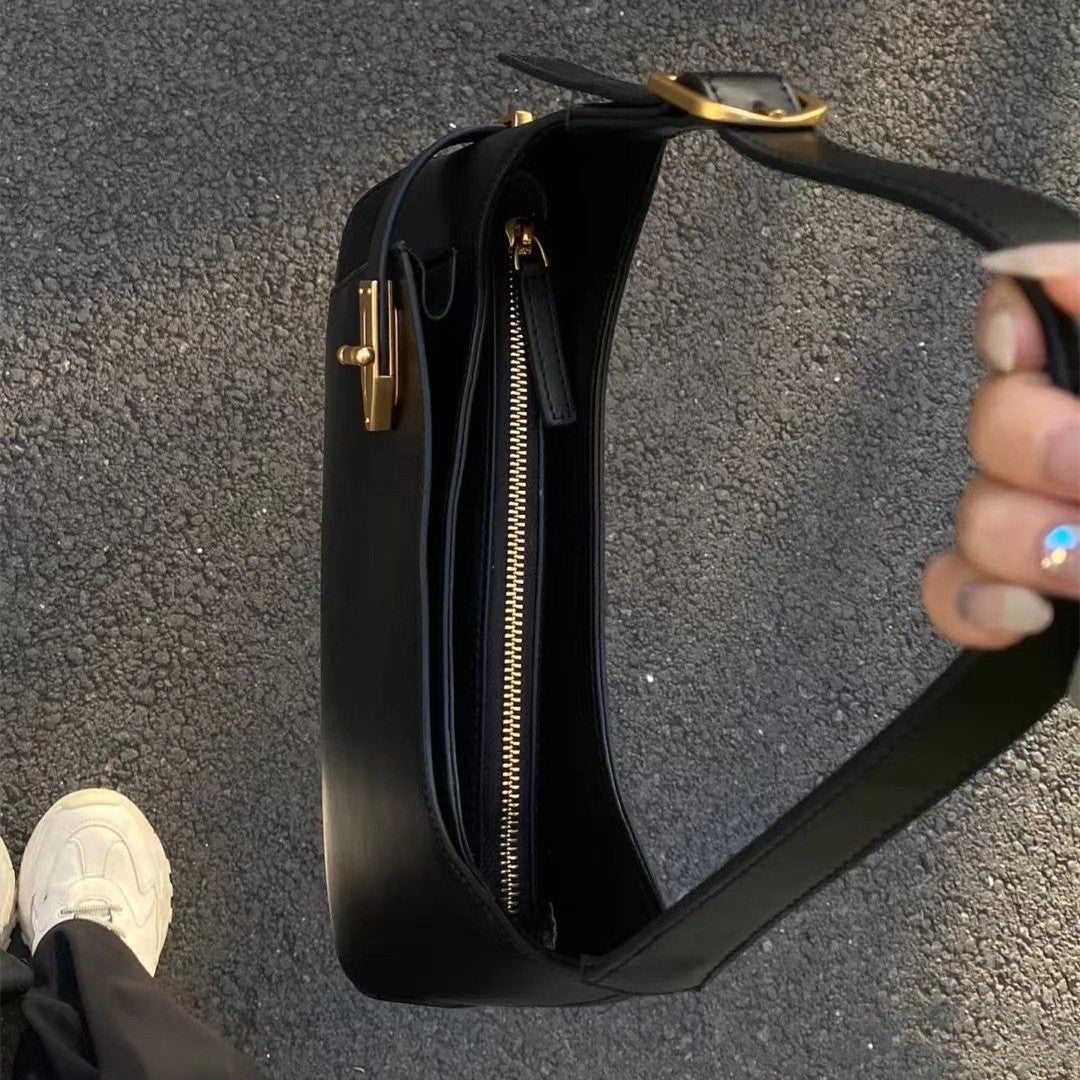 Women's Fashion Simple Vintage Shoulder Handbag Baguette