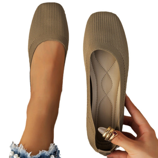 Spring Work Shoes Women's New Shallow Mouth