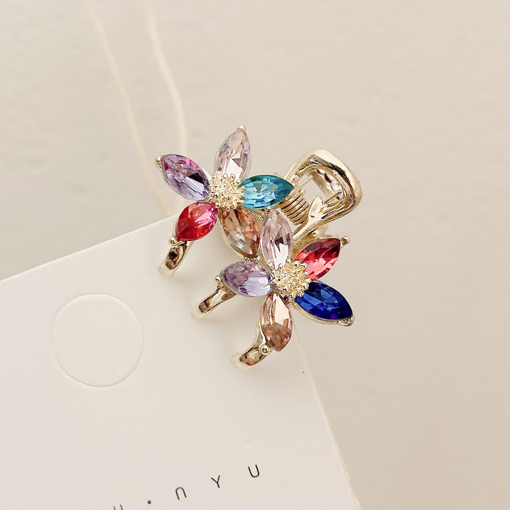 Small Bangs Grip New Crystal Flower Temperament