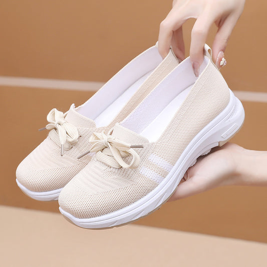 Casual Fashion Sports Middle-aged And Elderly Flat Shoes