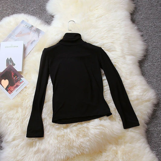 Plus Size Women's Wide-leg Pants Knitted Three-piece Suit