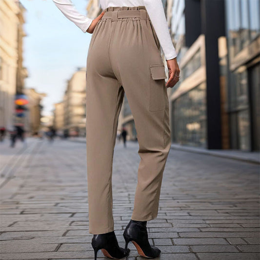 Women's Lace-up Commuter Pocket Trousers
