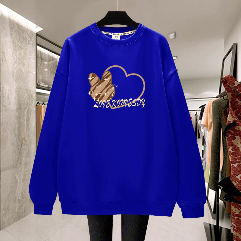 Student Lazy Style Plush Thickened Top Pullover