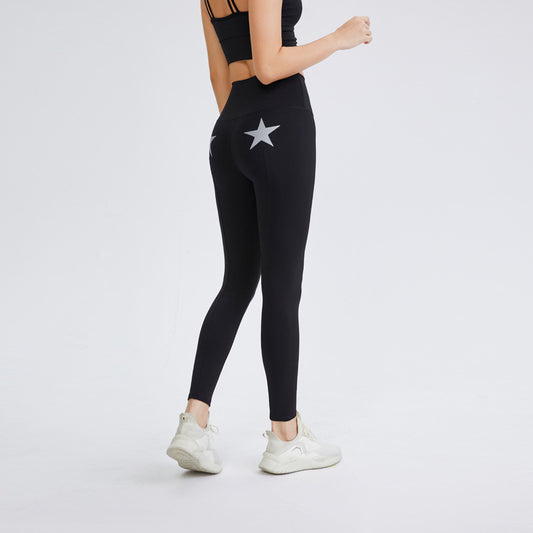 Women's Tight Elastic Hip-lifting Yoga High-waist Sports Quick-drying Pants