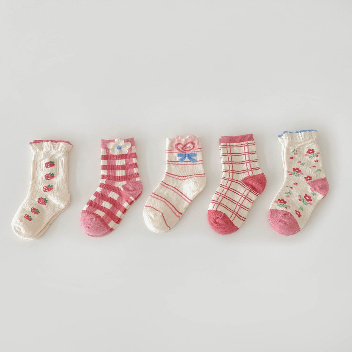 Children's New Cotton Cartoon Korean Alphabet Dinosaur Socks