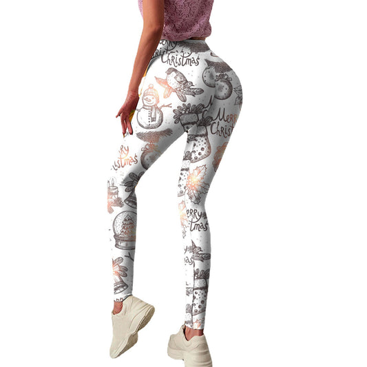 Christmas New Fashion Stretch High Waist Tights
