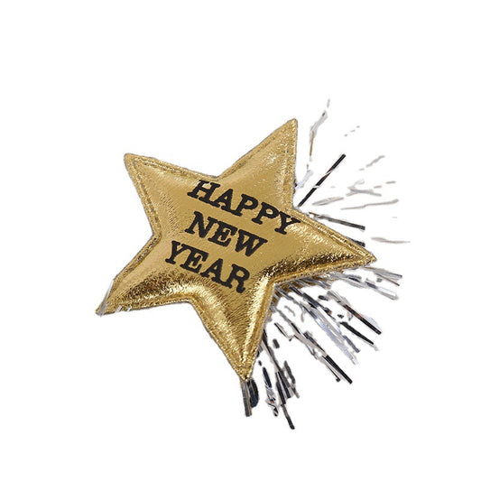 Hair Hoop With Five Pointed Star Flowers Happy New Year Christmas