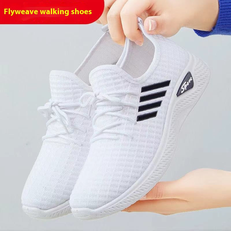 Kvinders sneakers Blød sål afslappede lave løbesko