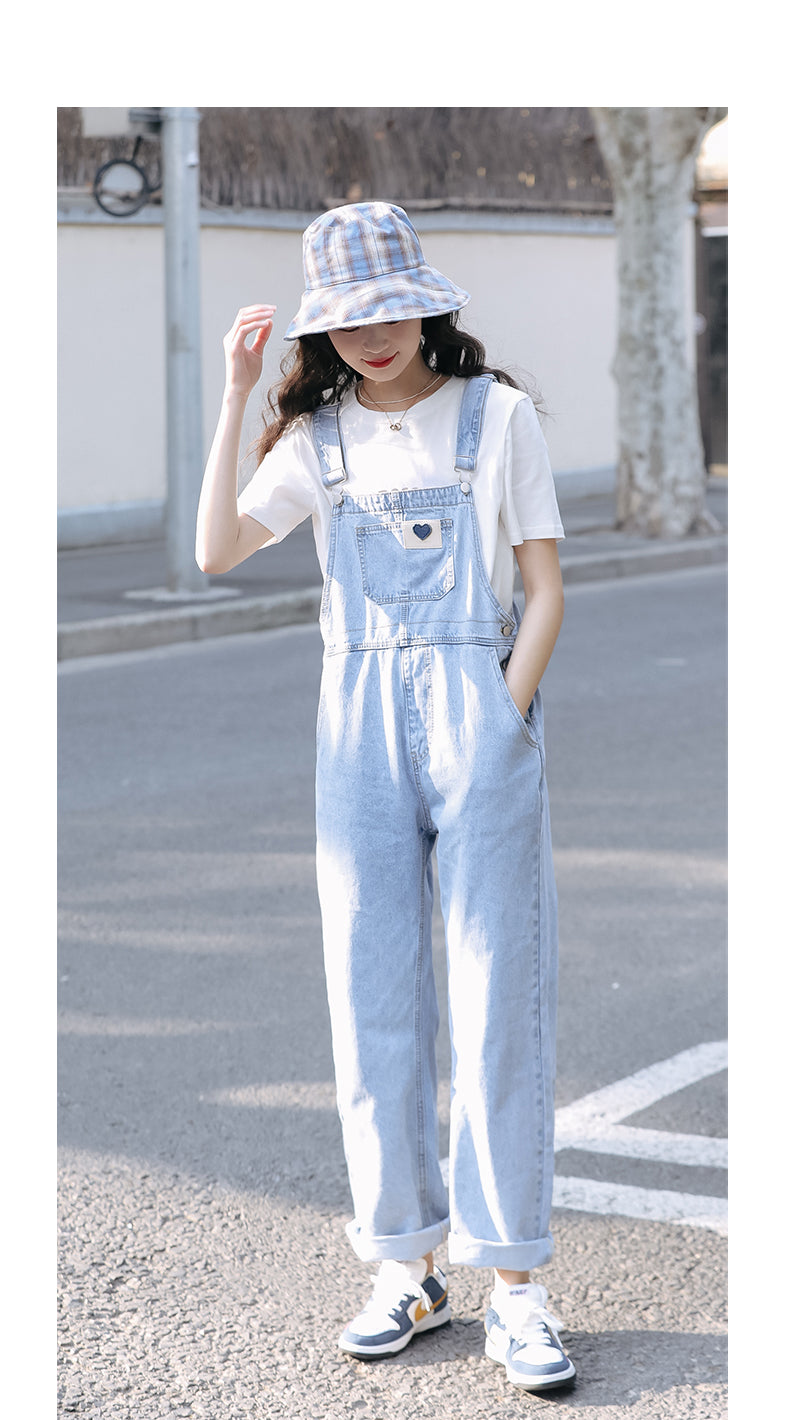 Summer Small Design Sense Niche Suspender Trousers