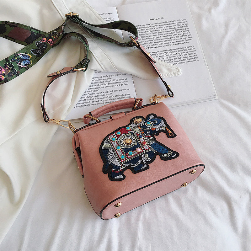 Korean Style Versatile Wide-strap Crossbody Bag