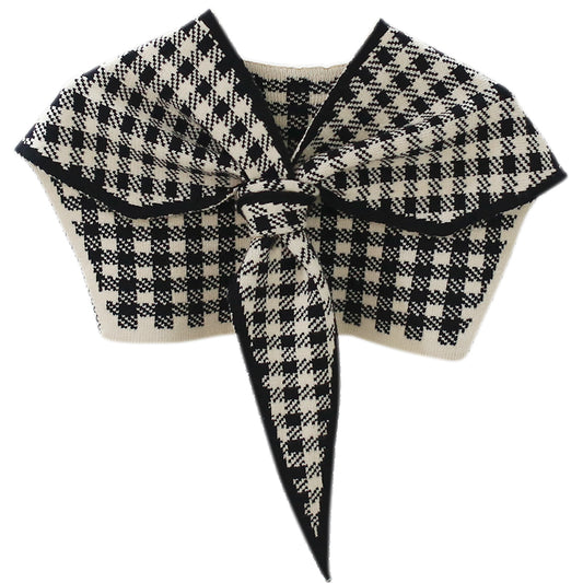 Knitted Double-sided Small Shoulder Shoulder Women's Autumn Dual Use Scarf