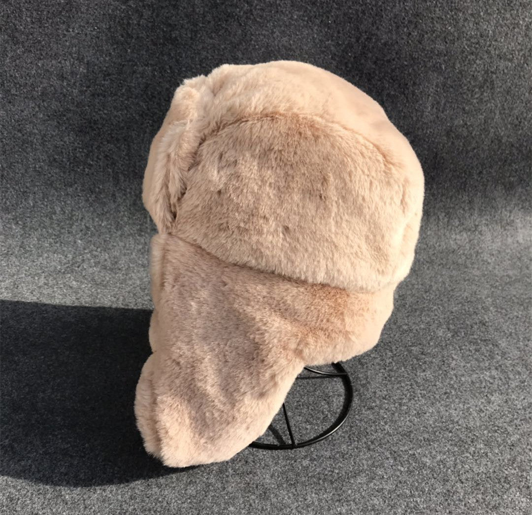 Outdoor Ear Protection Ski Warm Plush Hat