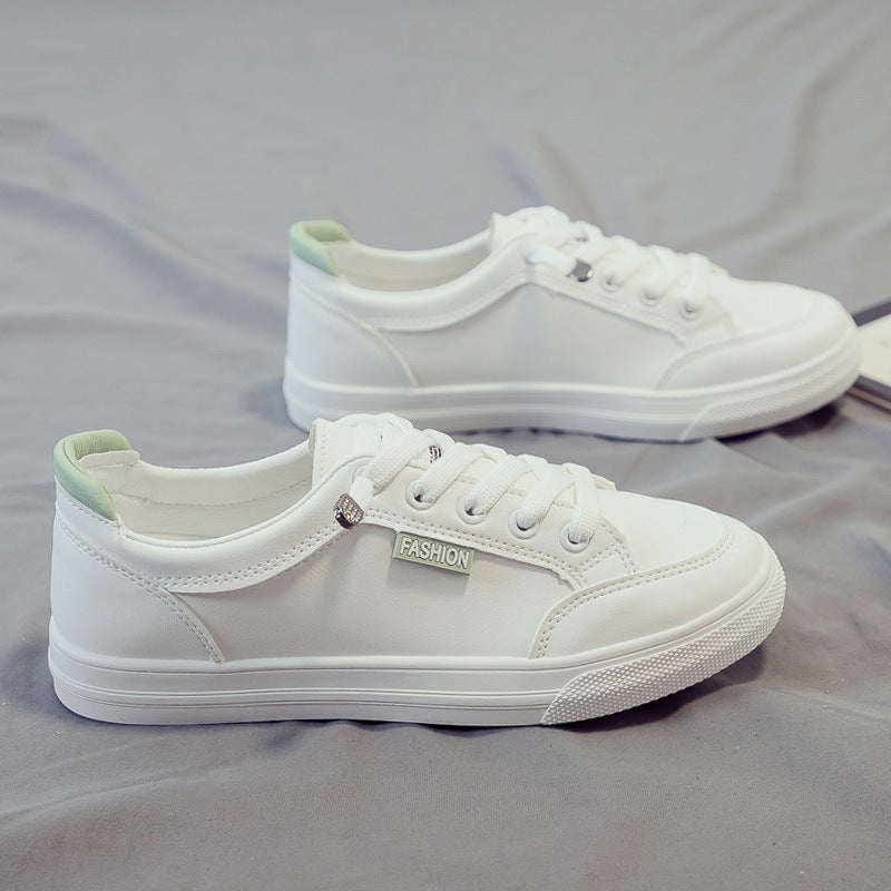Popular White Versatile Internet-famous Skateboard Trendy Breathable White Shoes