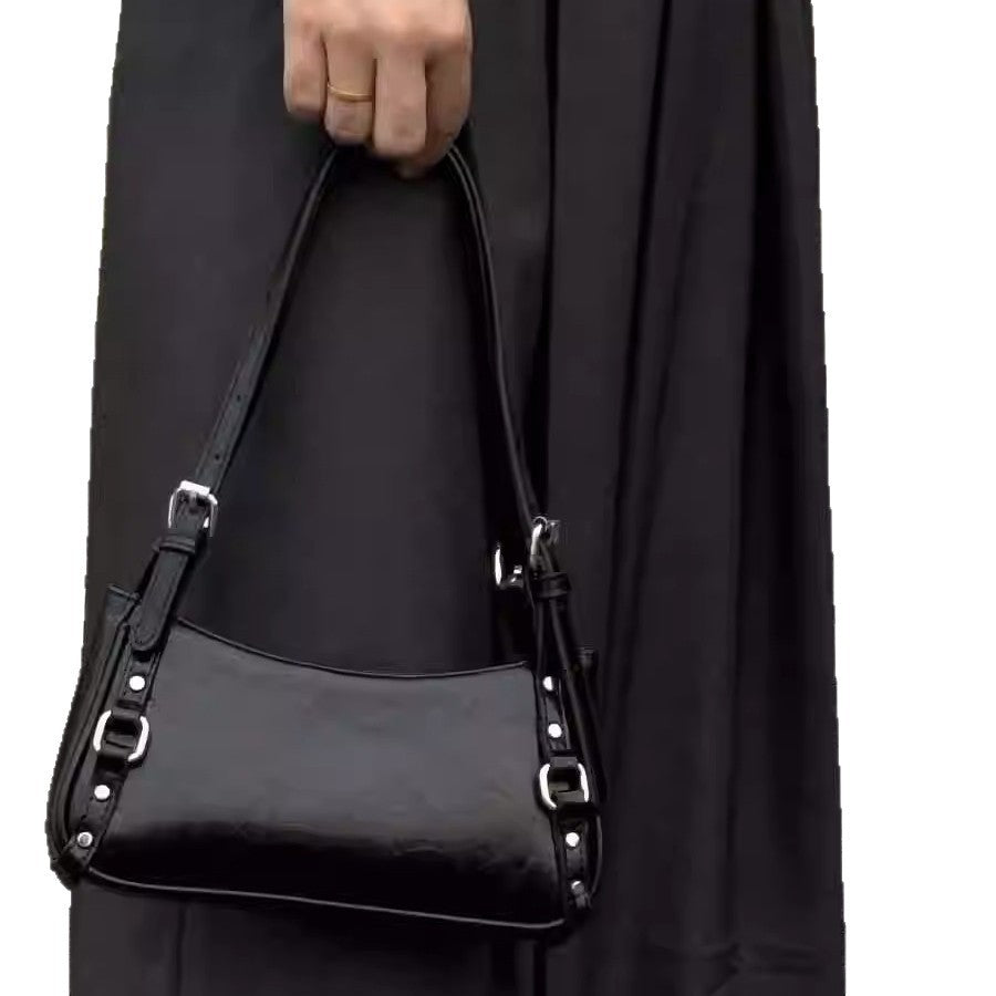 Hot Girl Locomotive Style All-matching Shoulder Bag