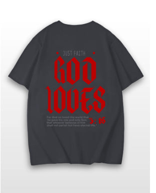 Men's Shirt Round Neck Letter Print Short Sleeve T-shirt