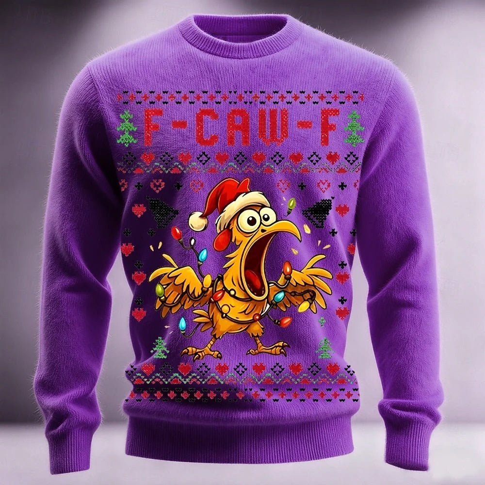 New 3D Printed Unisex Christmas Eve Round Neck Printed Sweatshirt