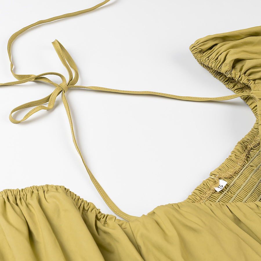 Off-shoulder Spaghetti Strap Top For Women In Pure Desire Style