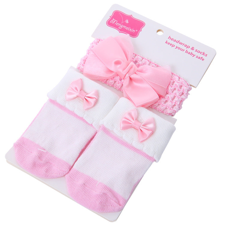 New Polka Dot Three-dimensional Hair Ball Flip Up Children's Socks
