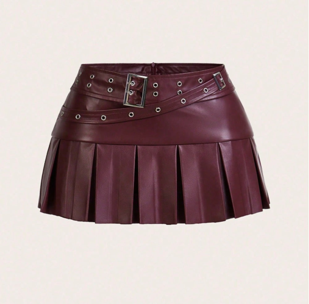 Slimming Pleated Skirt New Pleated Midi Skirt