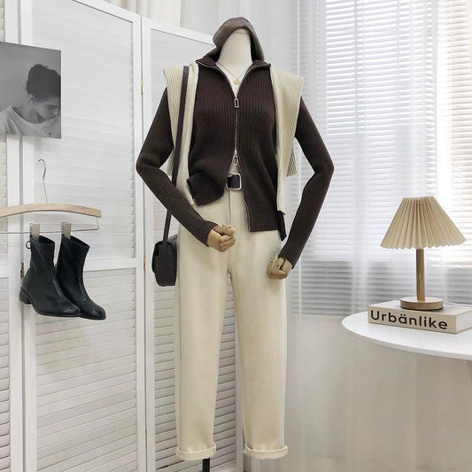 Versatile Straight Loose Wide Leg Jeans For Women
