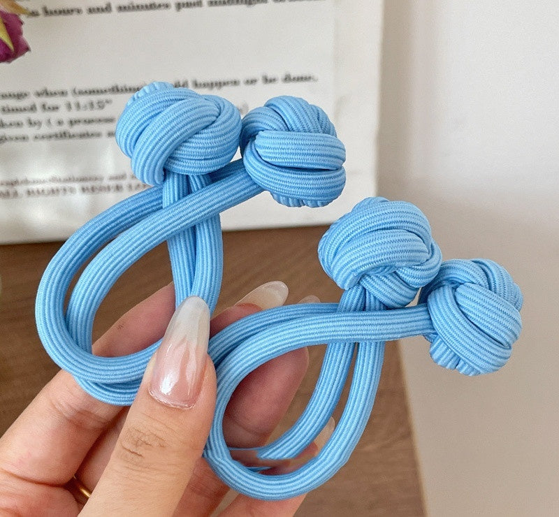 Girls' High-end Hair Band With Rubber Band