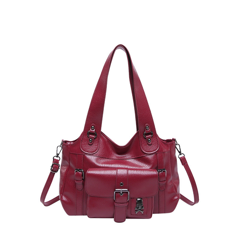 High-grade Sentong Qin Versatile Large Capacity Shoulder Bag