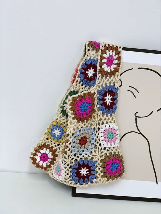 Fashion Retro Women's Ethnic Pattern Woven Bag