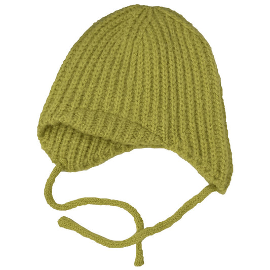 Green Warm Ear Protection Knitted Wool Hat