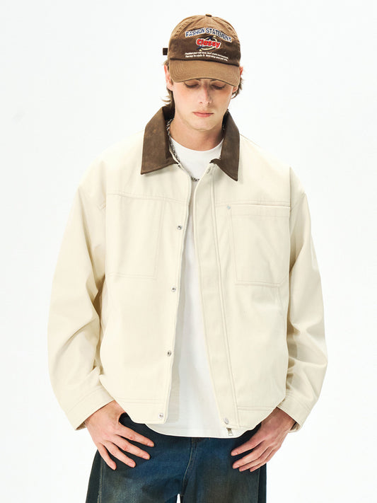 New SpringAutumn Executive Jacket For Men Pure Cotton Outerwear