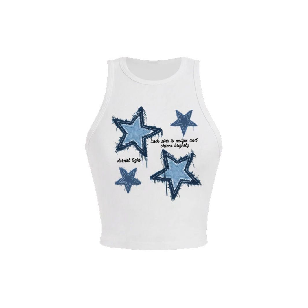 Womens Casual Minimalist Slim-fit Cropped Top