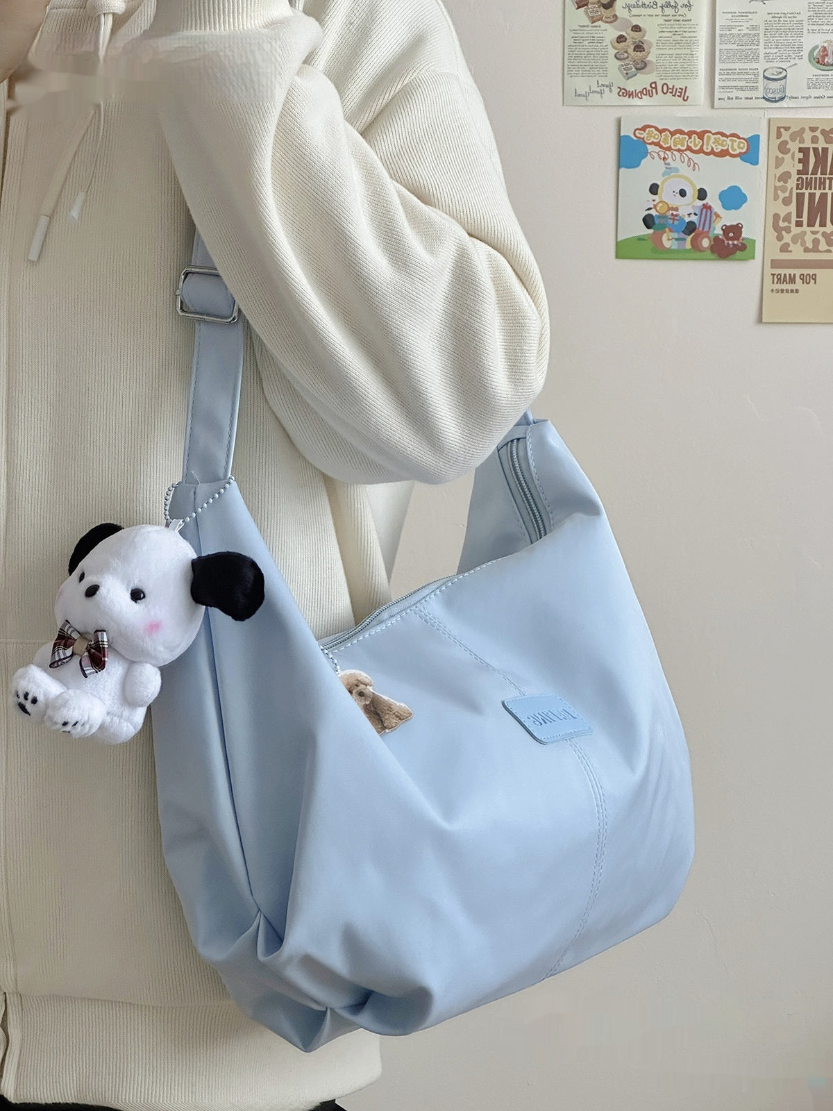 Kvinder Luksus Casual Dumpling Bag med Stor Kapacitet