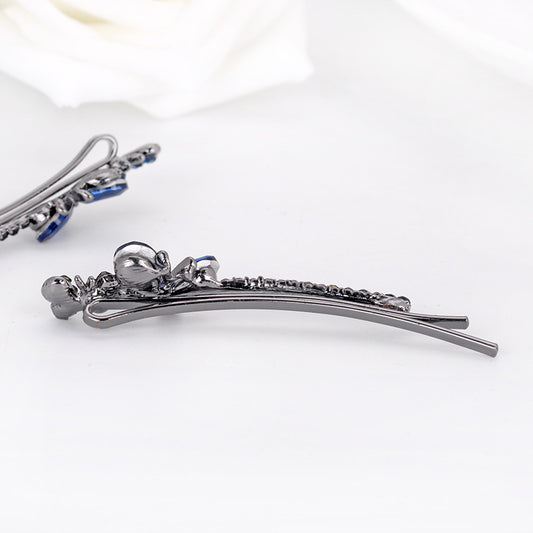 Women's Creative Bow Side Clip Rhinestone Headwear