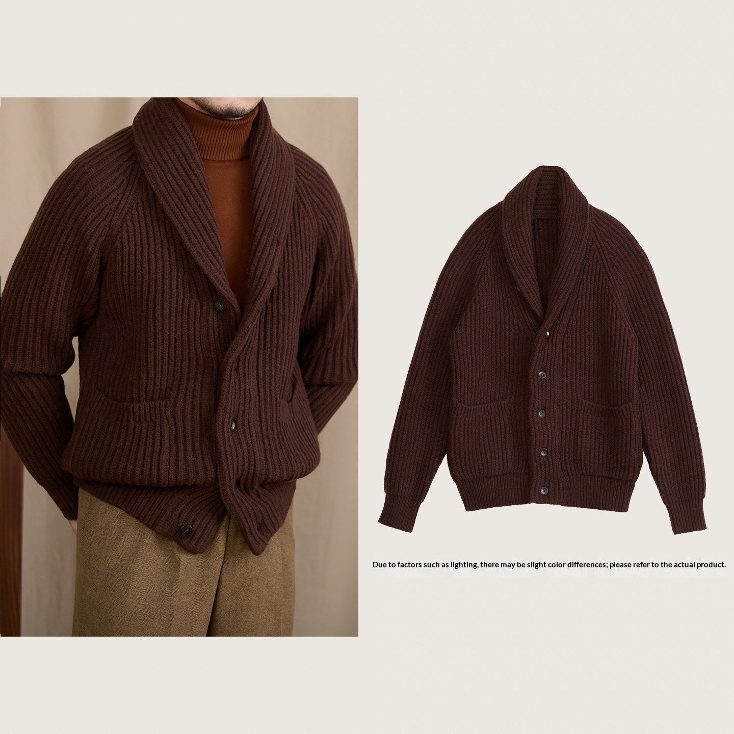 Casual Warm And Stylish Mens Commuter Sweater Cardigan