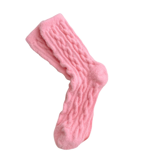 Fleece Lined Padded Warm Keeping Floor Home Sleeping Socks