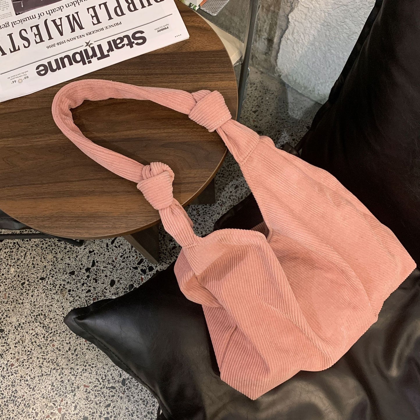 Trendy Fashion Mori Corduroy Bag For Students In Class