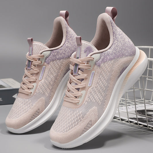 Running Shoes Breathable Soft Bottom Trend Couple Sneakers
