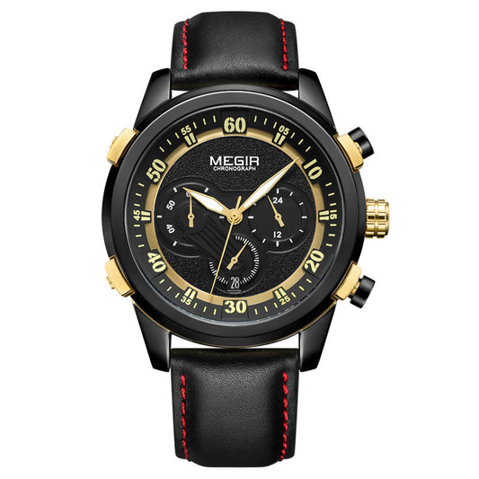 Watch Men's Multi-function Calendar Chronograph Men's Quartz Watch