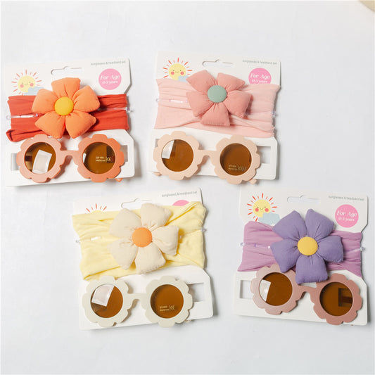 Children's Hair Band Glasses Set