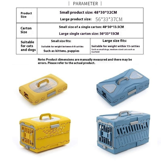 Fan Pet Portable Flight Case Folding